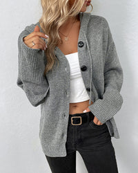 Knit Cardigan for Women - Hooded - Image 1