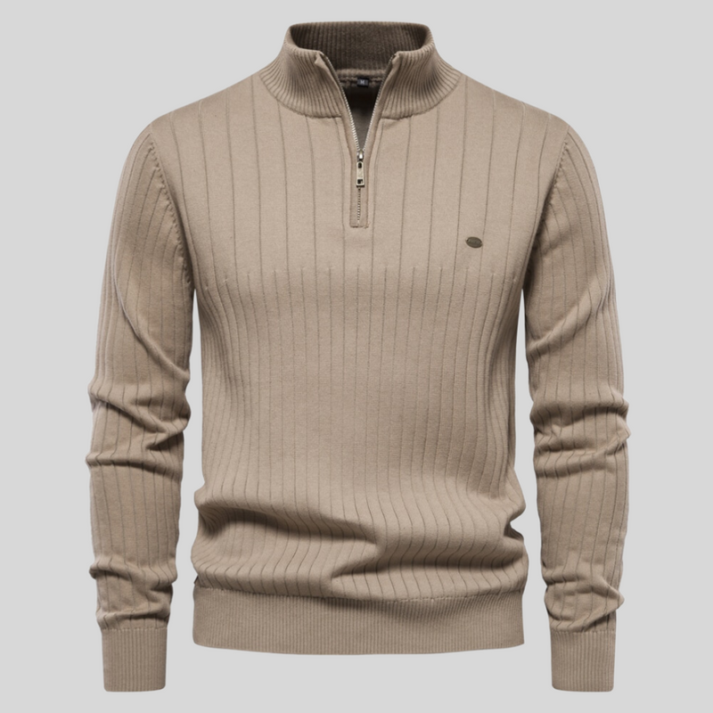 Quarter Zip Sweater for Men - Long Sleeve - Image 9