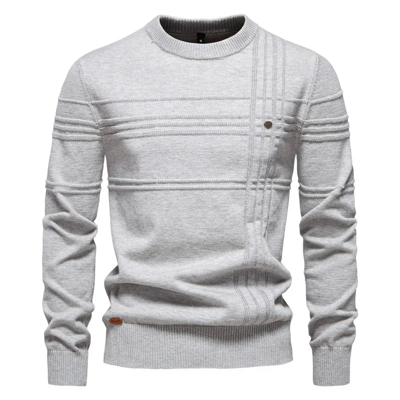 Crew Neck Sweater for Men - Long Sleeve - Image 1