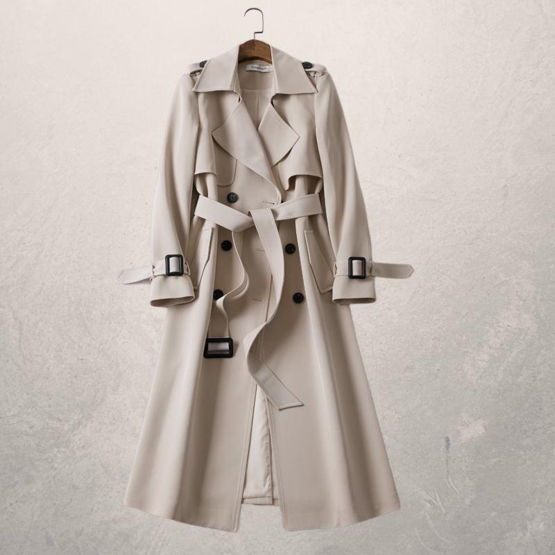 Trench Coat Coat for Women - Long Coat - Image 1