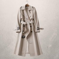 Trench Coat Coat for Women - Long Coat - Image 1