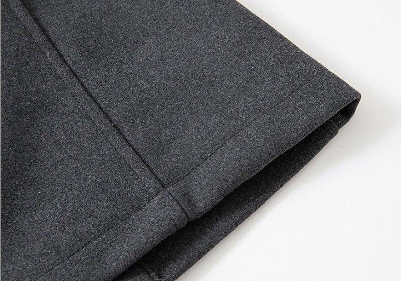 Pea Coat Overcoat for Men - Notch Lapel - Image 9