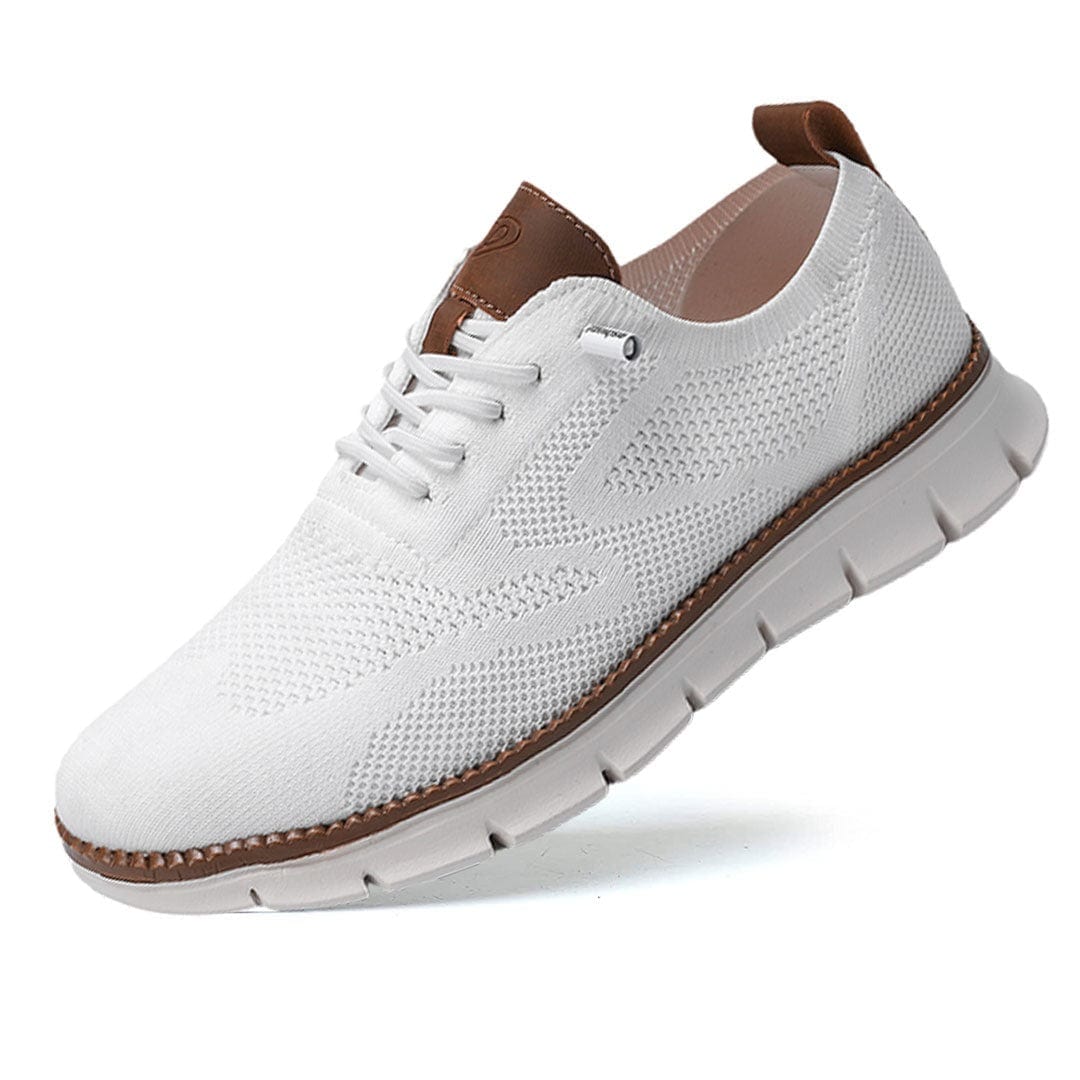 Lace-Up Sneakers for Men - Round Toe Perforated Upper - Image 9