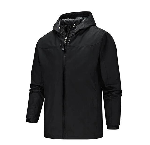 Hooded Jacket for Men - Zip Up - Image 1