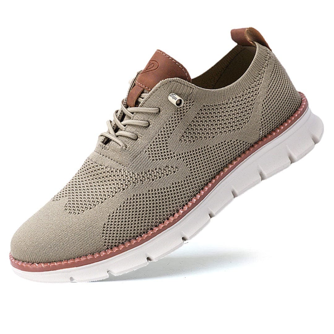 Lace-Up Sneakers for Men - Round Toe Perforated Upper - Image 8