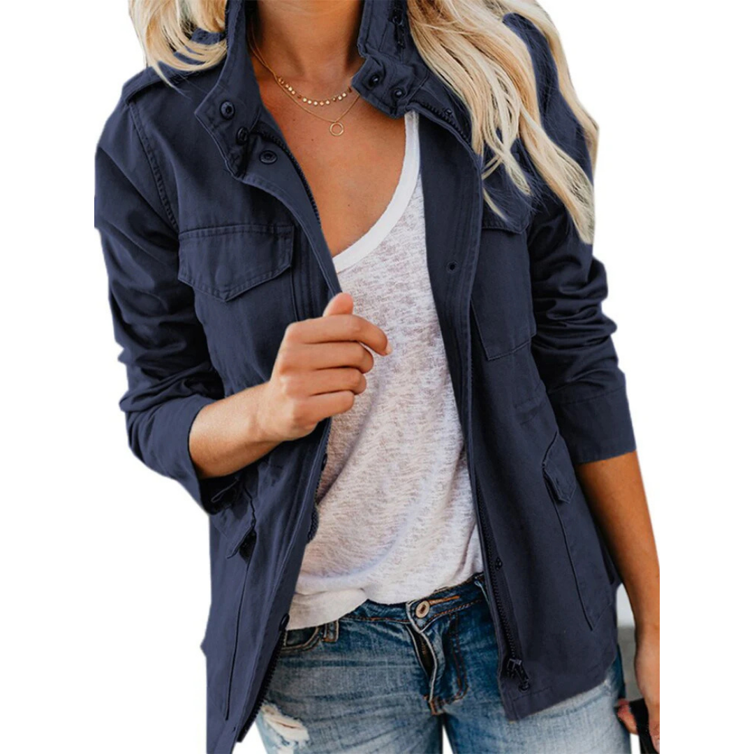 Utility Jacket for Women - Button-Down - Image 6