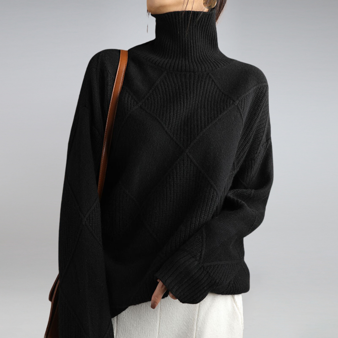 Turtleneck Sweater for Women - Long Sleeve - Image 5
