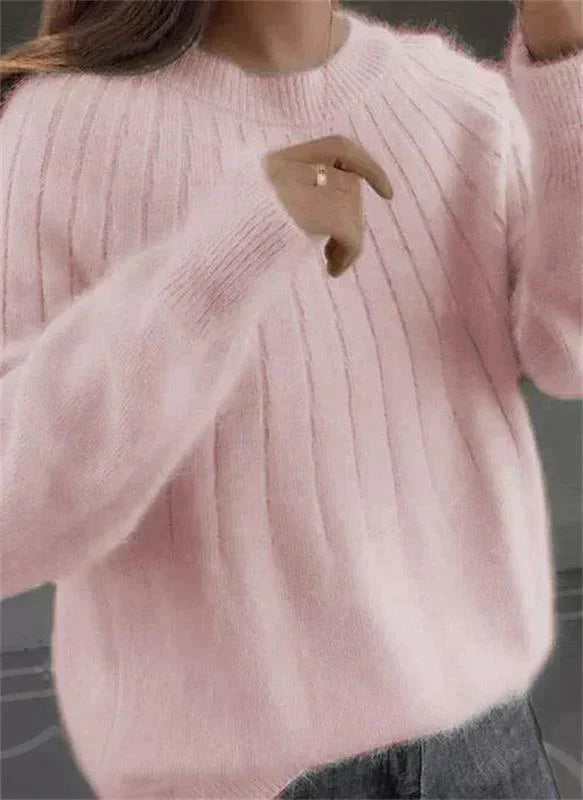 Pullover Sweater for Women - Long Sleeve - Image 1