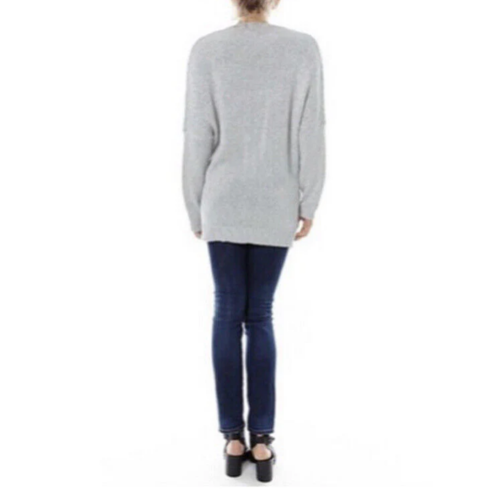 V-Neck Wrap Front Sweater for Women - Long Sleeve - Image 8