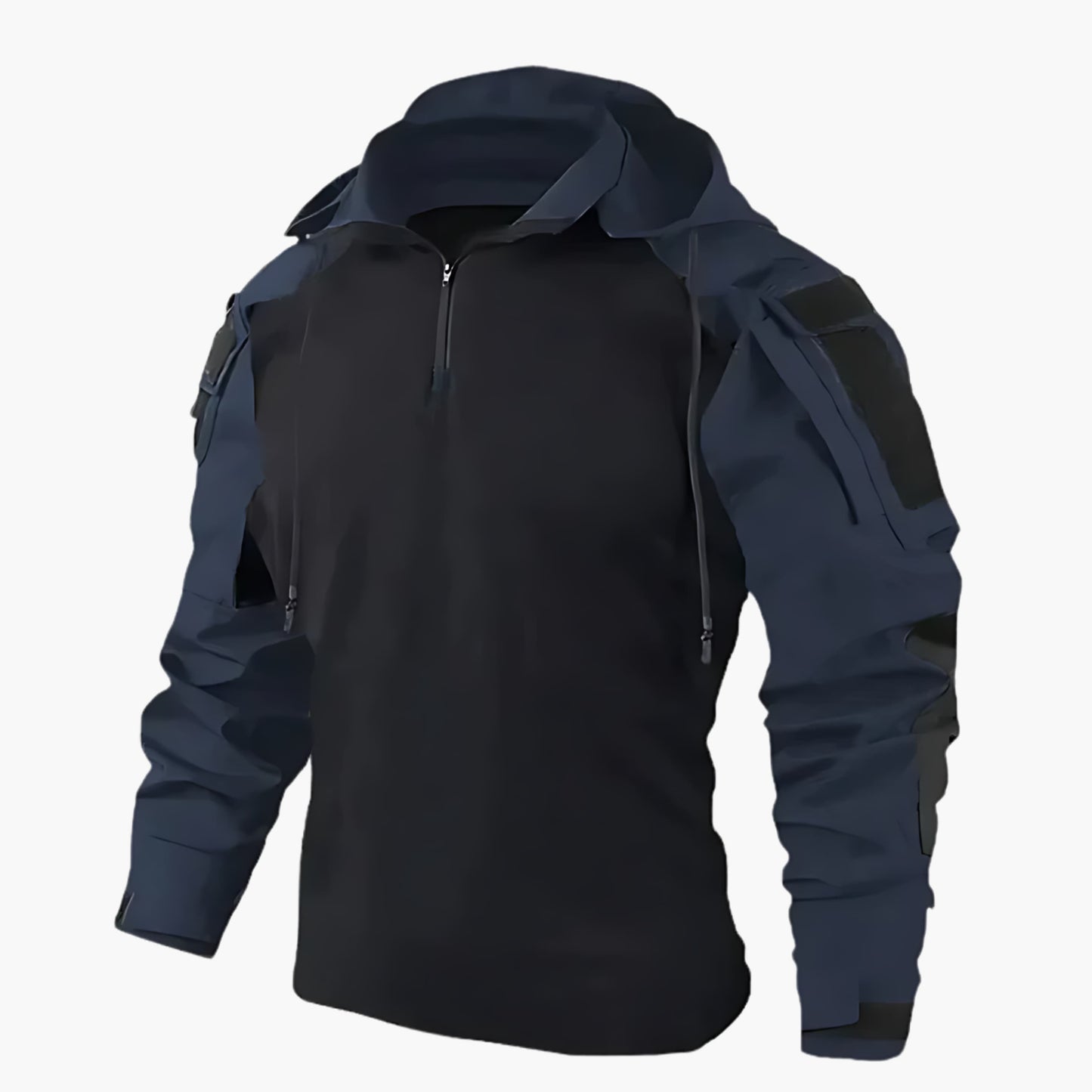 Hooded Tactical Jacket for Men - Hooded - Image 4