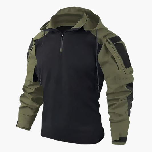 Hooded Tactical Jacket for Men - Hooded - Image 1