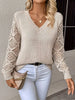V-Neck Sweater for Women - Long Sleeve - Image 1