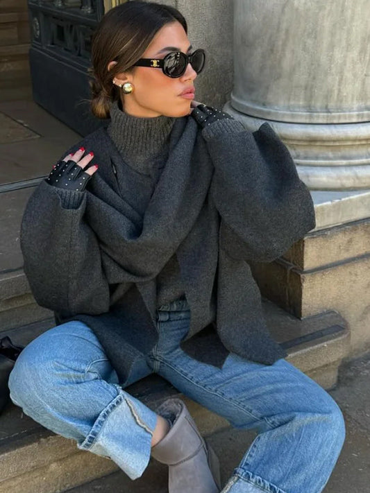 Wrap Jacket for Women - Oversized - Image 1