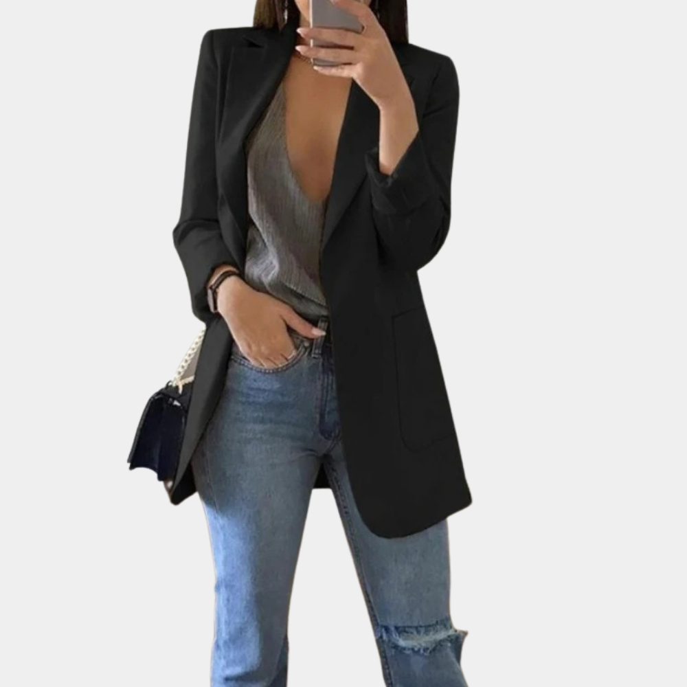 Blazer Jacket for Women - Notch Lapel - Image 1
