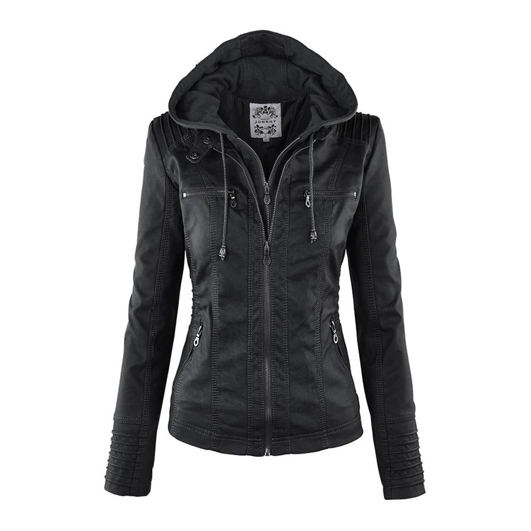 Hooded Jacket for Women - Zip Front - Image 5