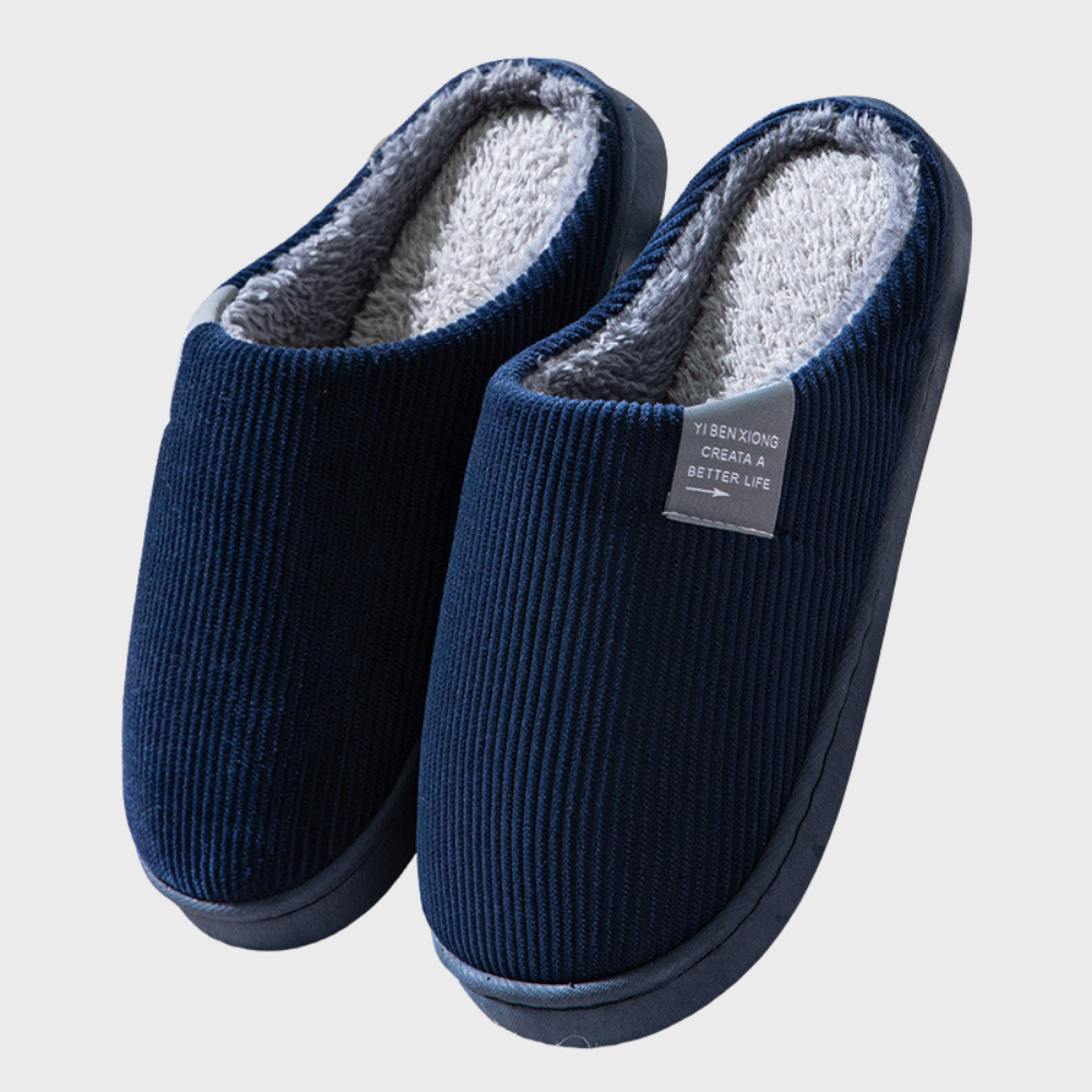 Corduroy Slippers for Women - Fleece Lined - Image 2