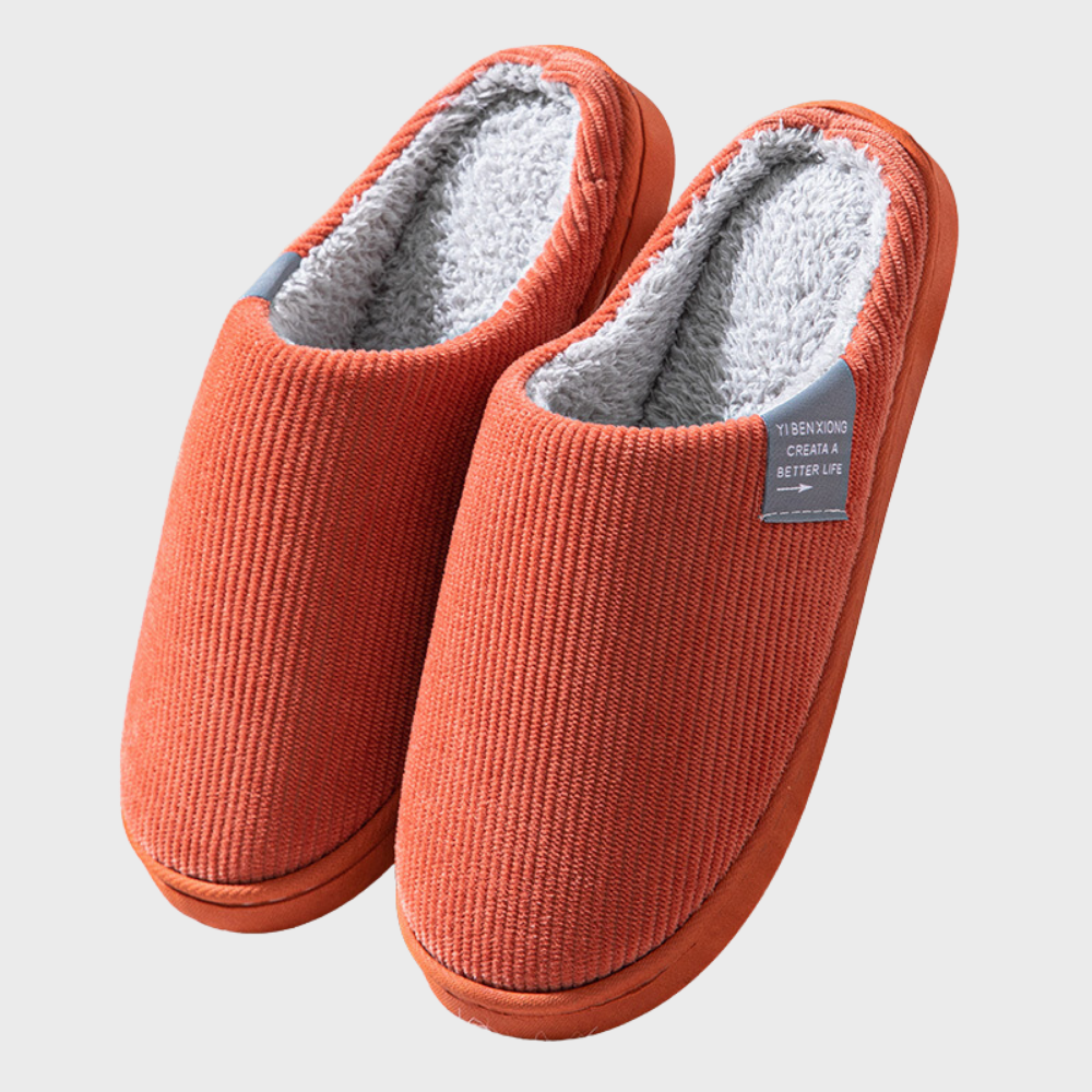 Corduroy Slippers for Women - Fleece Lined - Image 5