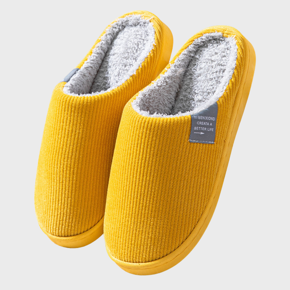 Corduroy Slippers for Women - Fleece Lined - Image 7