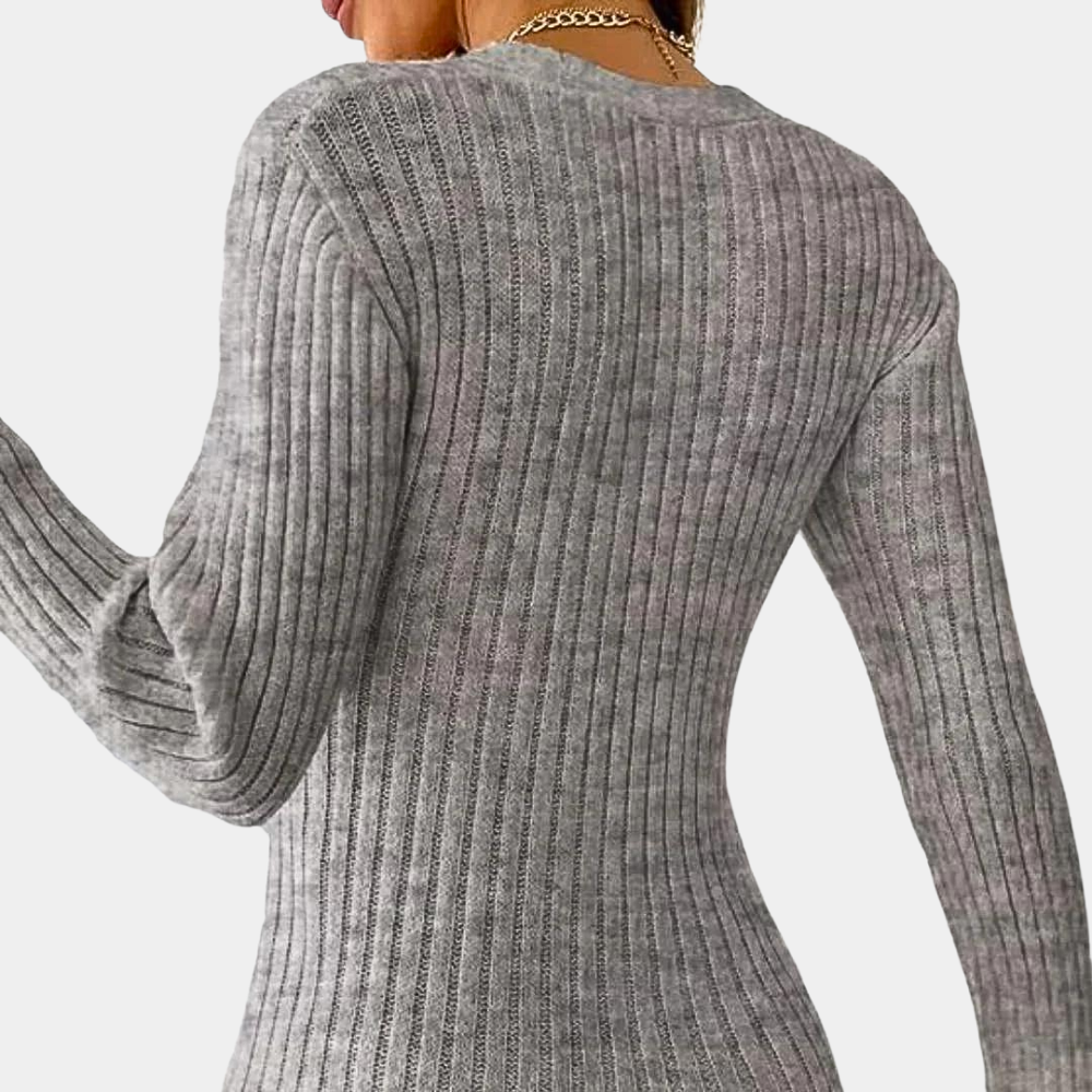 Wrap Sweater for Women - V-Neck - Image 4