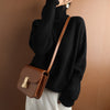 Knit Turtleneck Sweater for Women - Long Sleeve - Image 1