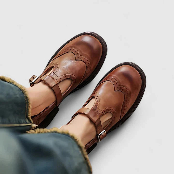 Mary Jane Shoes for Women - T-Strap - Image 1