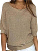 Short Sleeve Sweater for Women - Relaxed - Image 1
