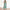 Floral Maxi Dress for women - Halter A-Line - Pleated Keyhole Neckline - Image 3