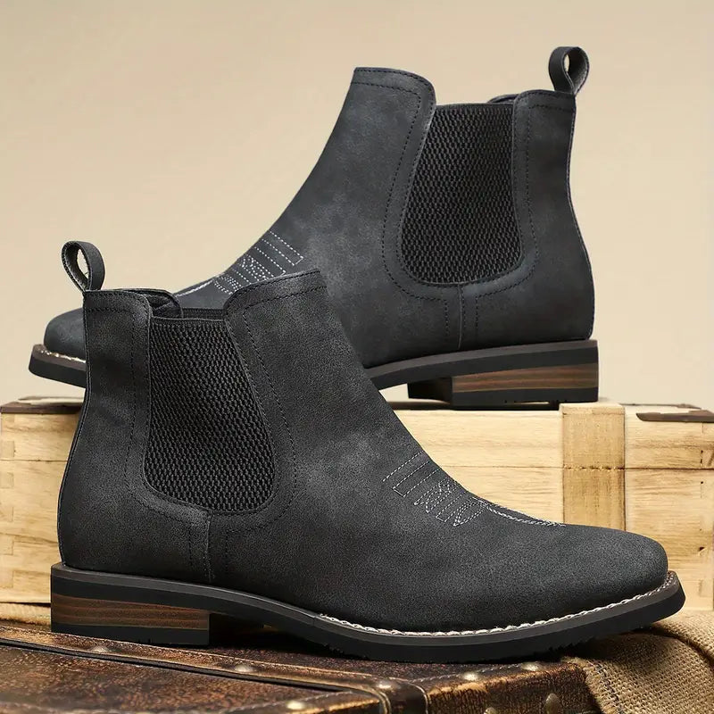 Chelsea Boots for Men - Square Toe - Image 11