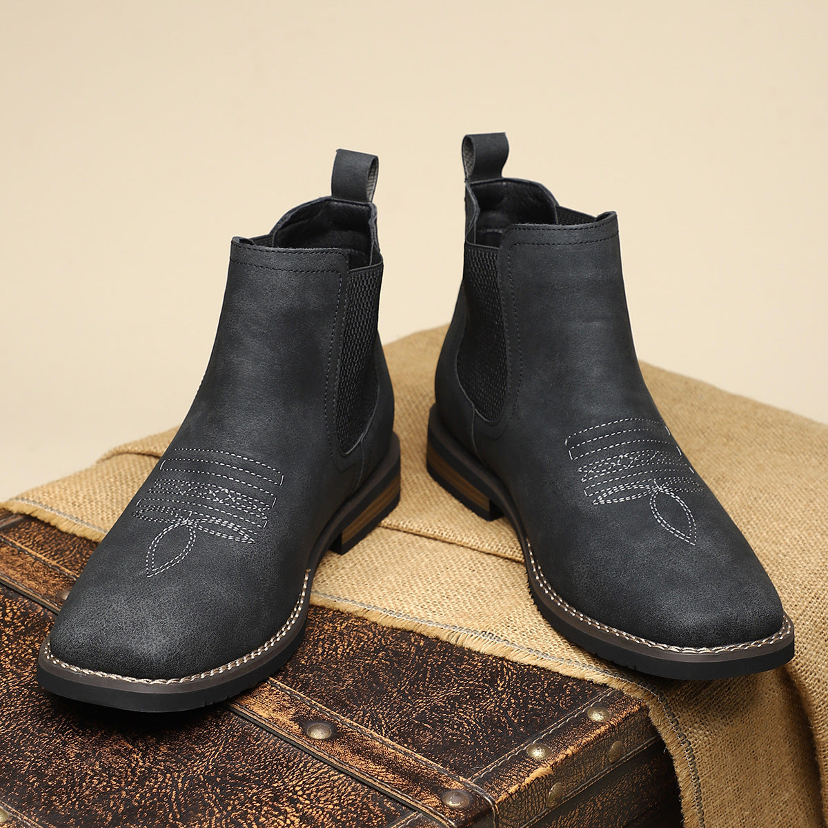 Chelsea Boots for Men - Square Toe - Image 12