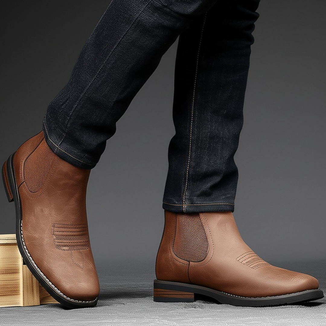 Chelsea Boots for Men - Square Toe - Image 7