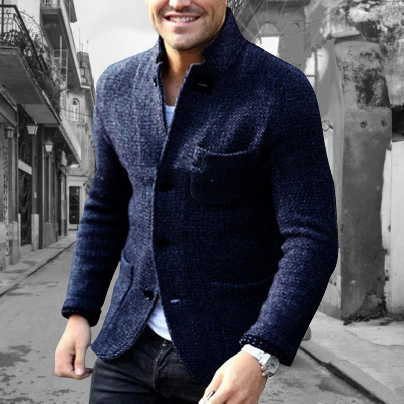 Button Down Jacket for Men - Chest Pocket - Image 2