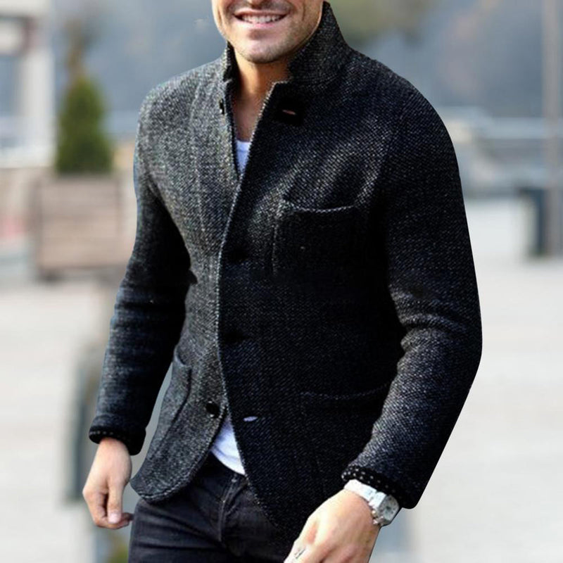 Button Down Jacket for Men - Chest Pocket - Image 1