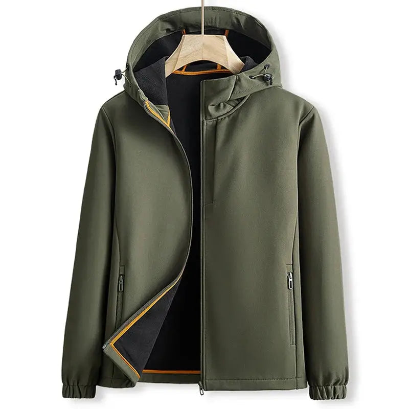 Hooded Jacket for Men - Full Zip - Image 5