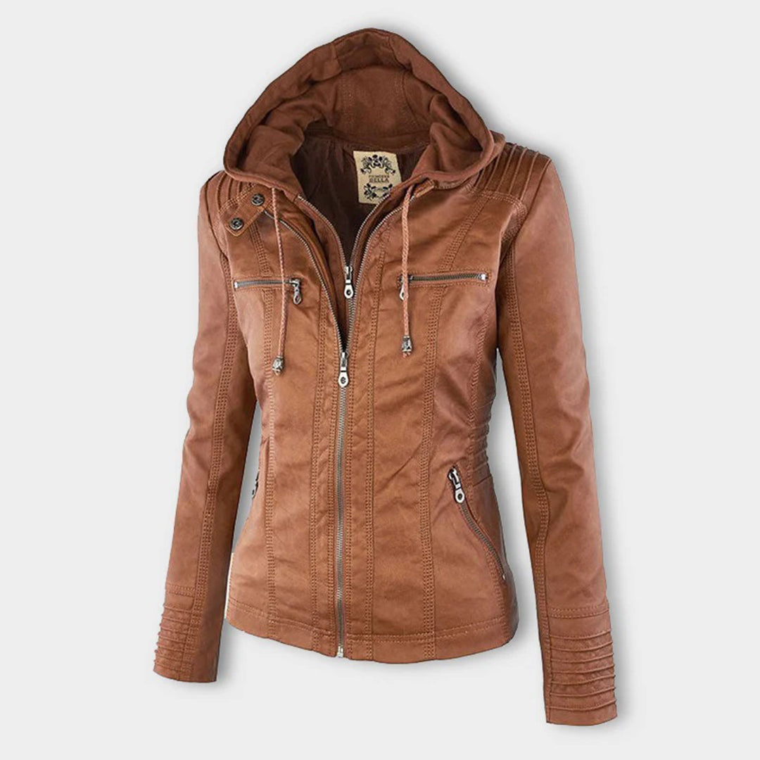 Hooded Jacket for Women - Zip Front - Image 2