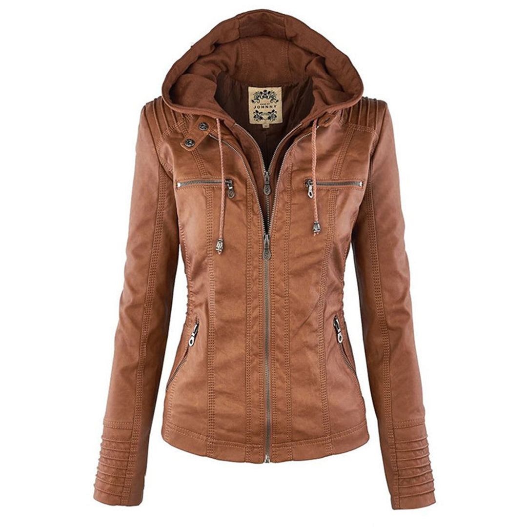 Hooded Jacket for Women - Zip Front - Image 4