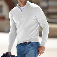 Quarter Zip Sweater for Men - Long Sleeve - Image 1