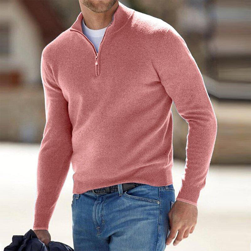 Quarter Zip Sweater for Men - Long Sleeve - Image 4
