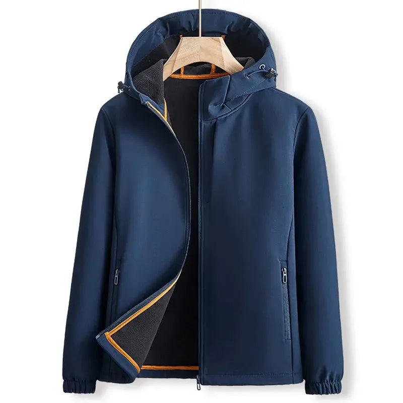 Hooded Jacket for Men - Full Zip - Image 4