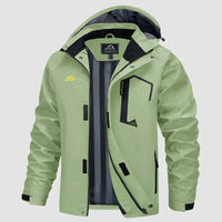 Hooded Outdoor Jacket for Men - Zip-Up - Image 1