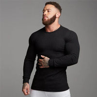 Ribbed Sweater for Men - Long Sleeve - Image 7