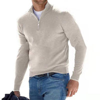 Quarter-Zip Sweater for Men - Long Sleeve - Image 2