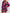 Floral Long Sleeve Mini Dress for women - Ruffle Hem - Smocked Waist Tiered - V-Neck Tie Neck - Image 1