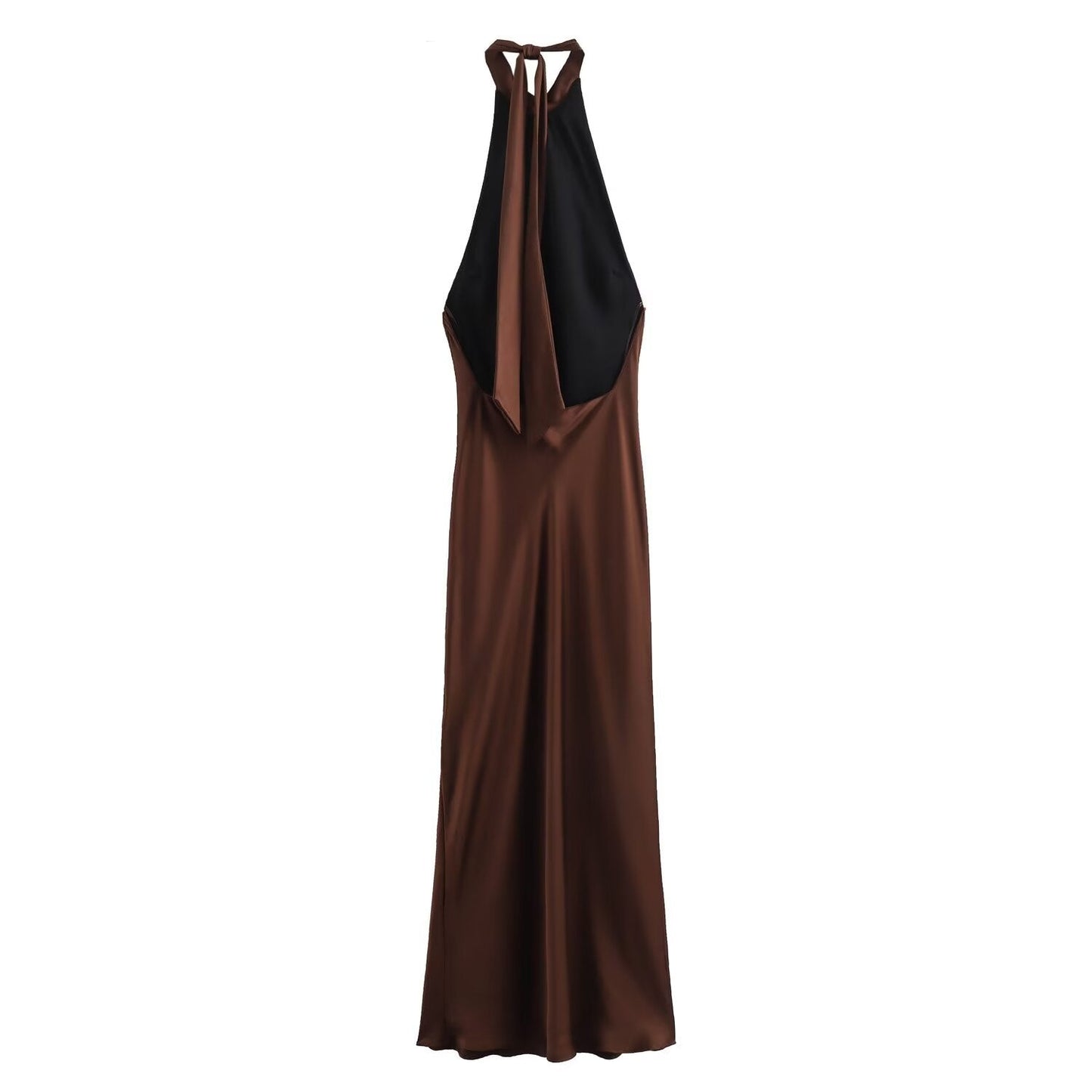 Halter Maxi Dress for women - Sleeveless Backless - Image 3