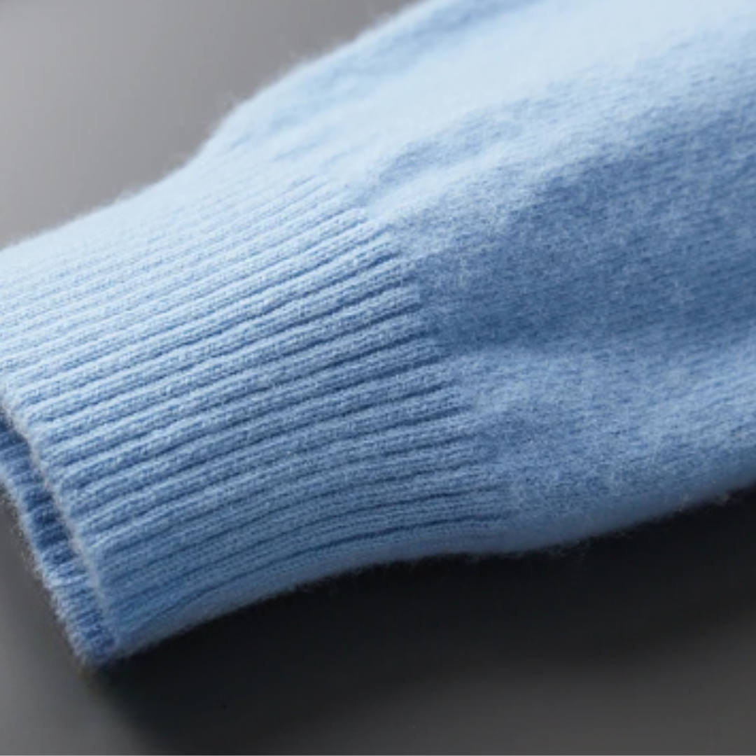 V-Neck Cardigan Sweater for Men - Button Front - Image 5