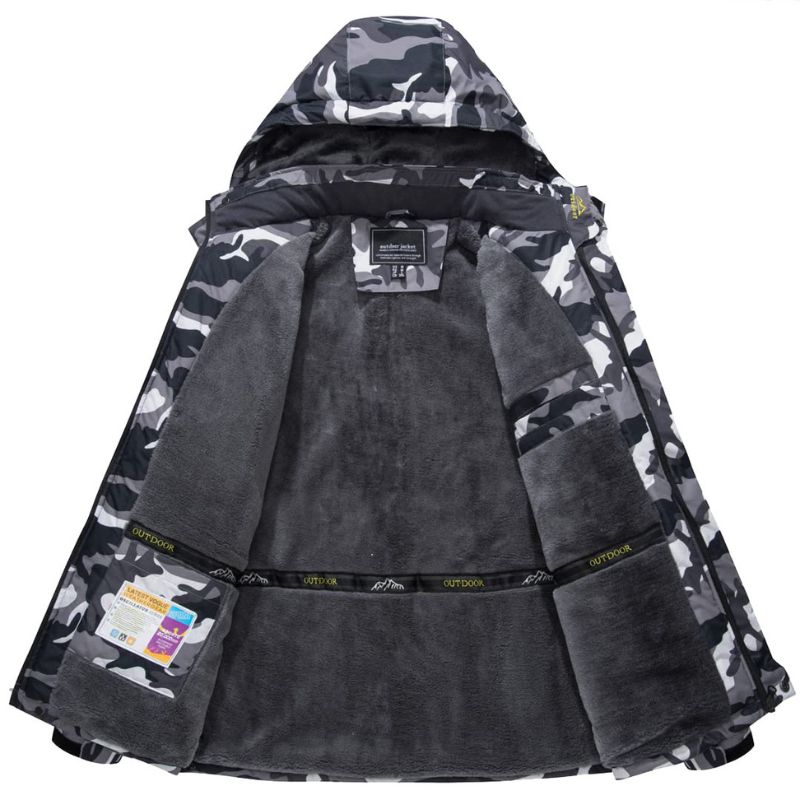 Hooded Padded Jacket for Men - Full Zip - Image 7