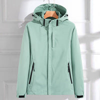 Hooded Coat for Women - Long Sleeve - Image 1