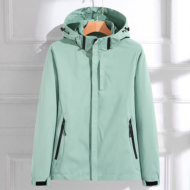 Hooded Coat for Women - Long Sleeve - Image 1