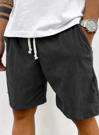 Casual Drawstring Shorts for men - Knee-Length Relaxed Fit - Pocket Shorts - Image 1