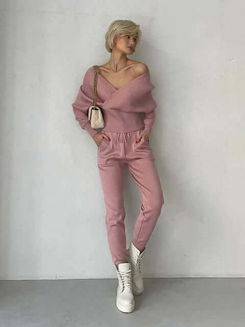 Wrap Sweater for Women - V-Neck - Image 19