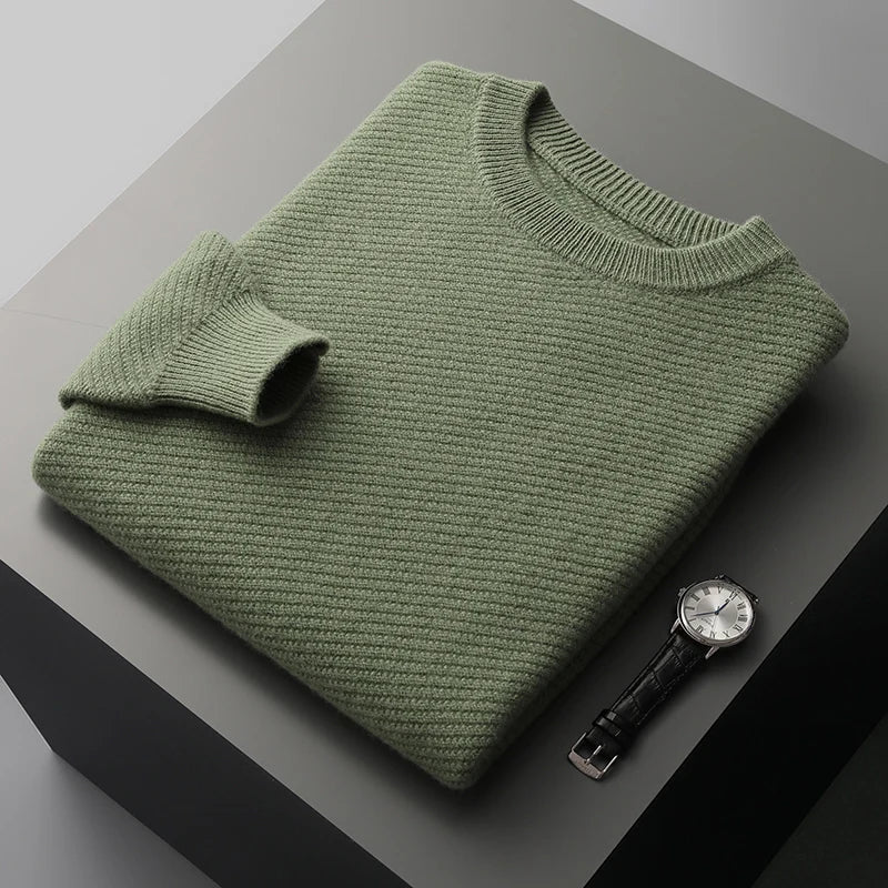 Crew Neck Sweater for Men - Long Sleeve - Image 6